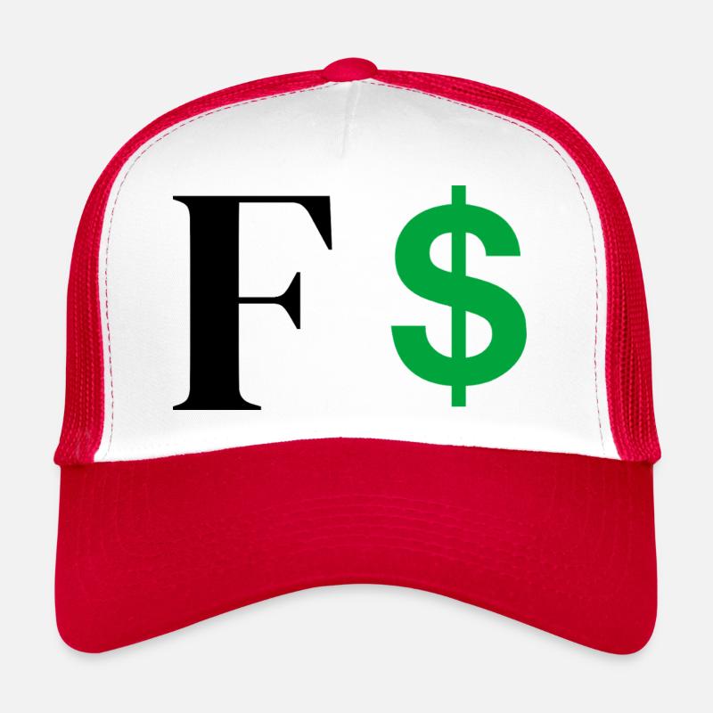 Buchstabe f Dollar Trucker Cap