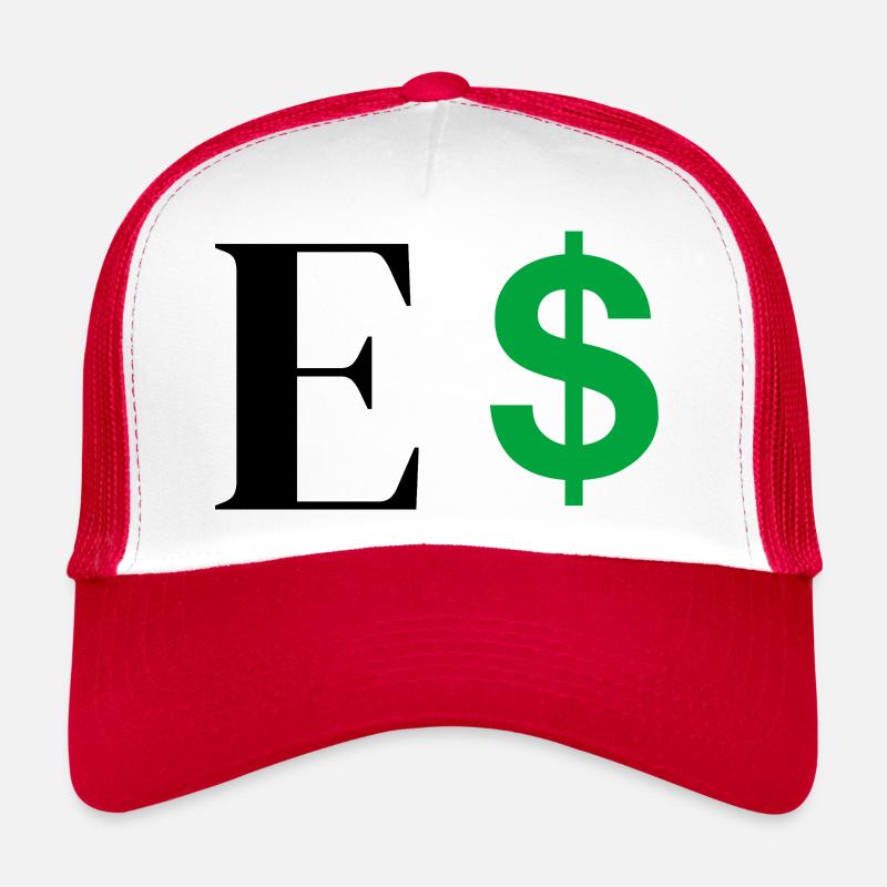 Lettre e dollar Casquette trucker 