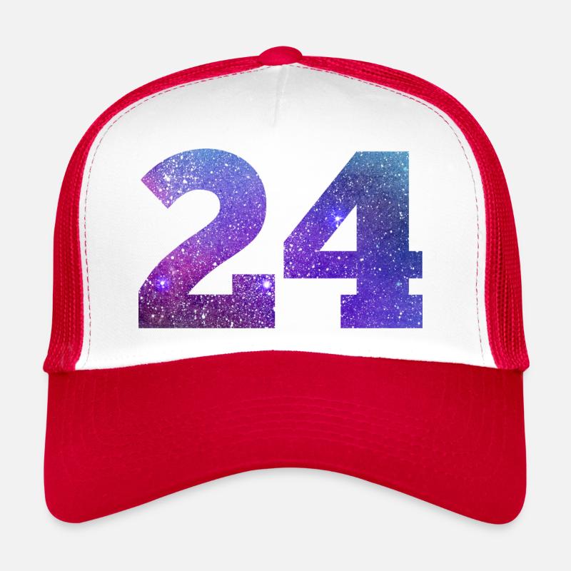 Number 24 galaxy Trucker Cap