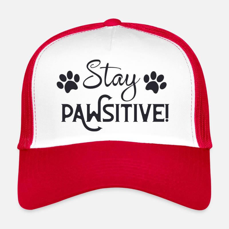 Restez PAWsitive Casquette trucker 
