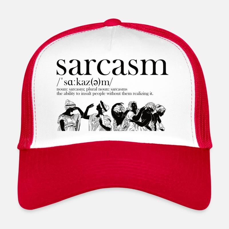 Définition du sarcasme Casquette trucker 