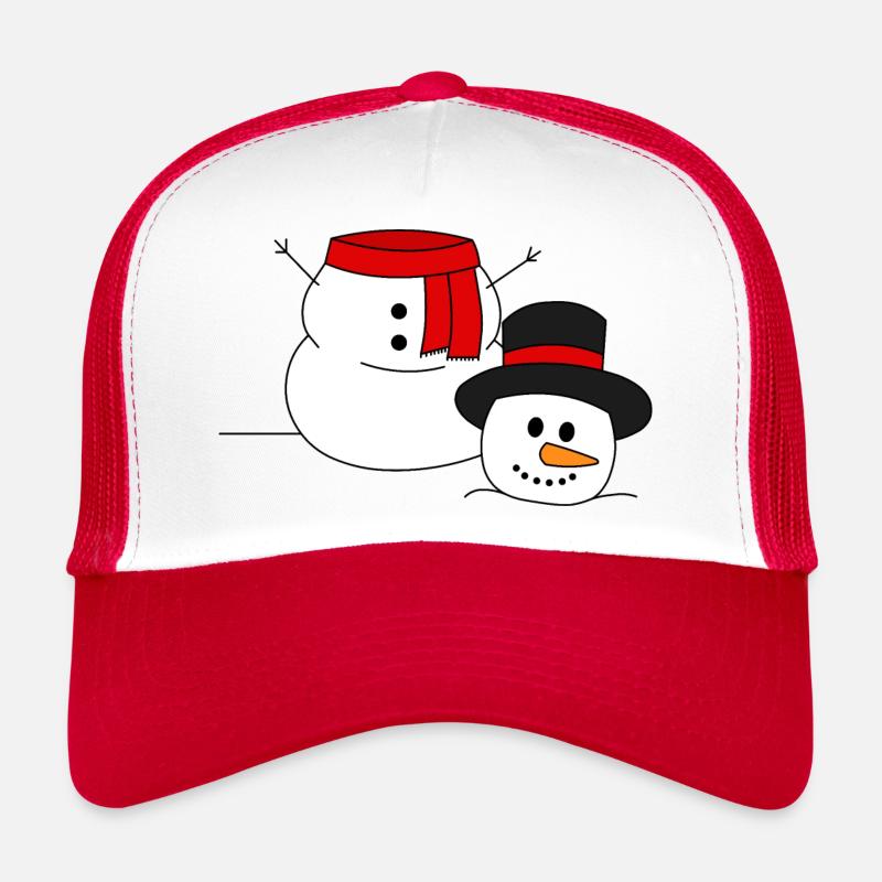 Headless Snowman Trucker Cap