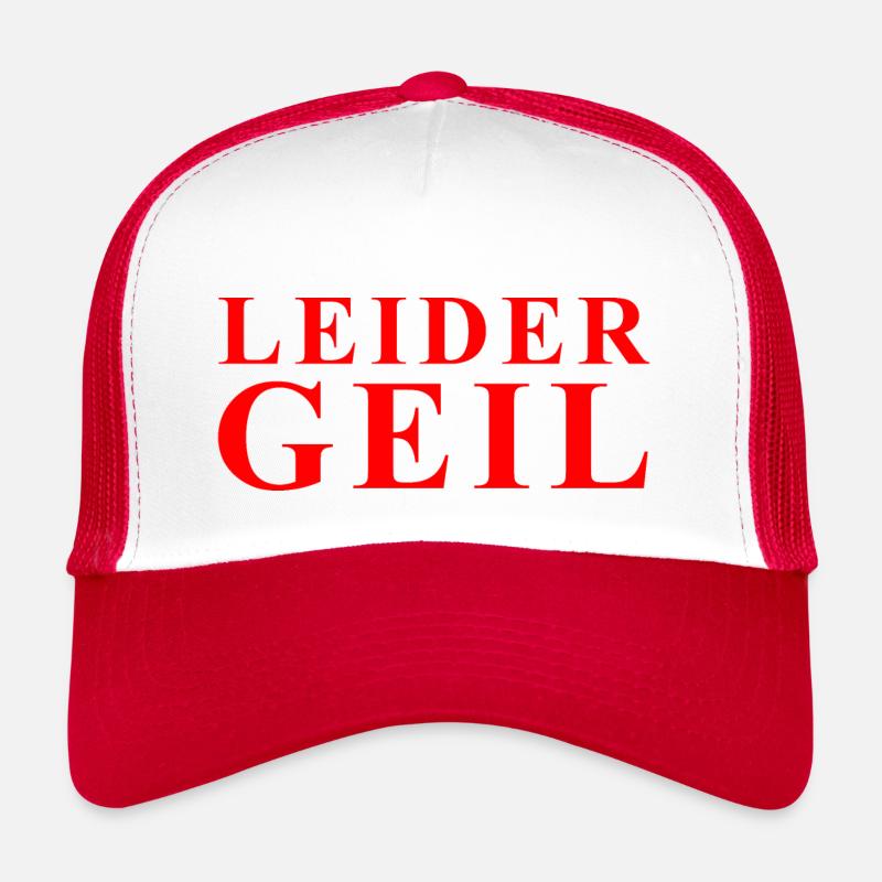 Unfortunately horny statement in red Trucker Cap