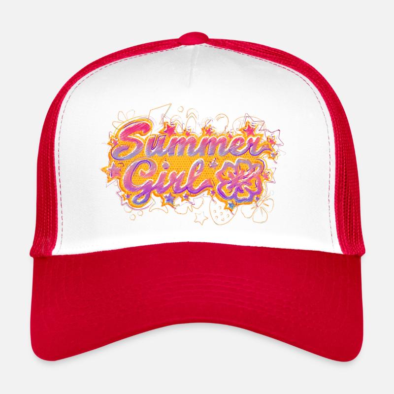 Summer Girl (lettrage) Casquette trucker 