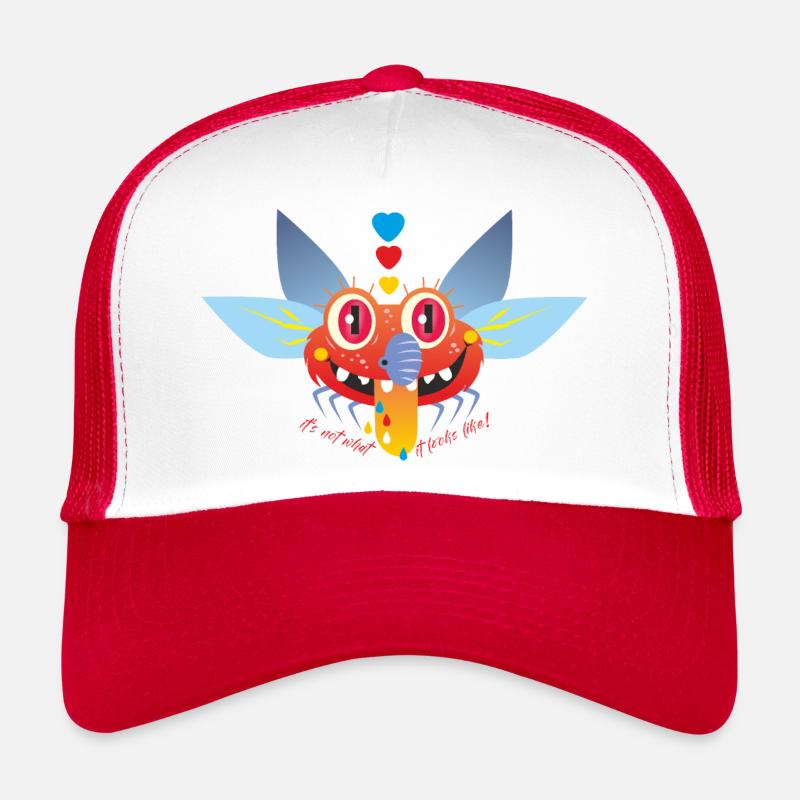 red love fly Trucker Cap