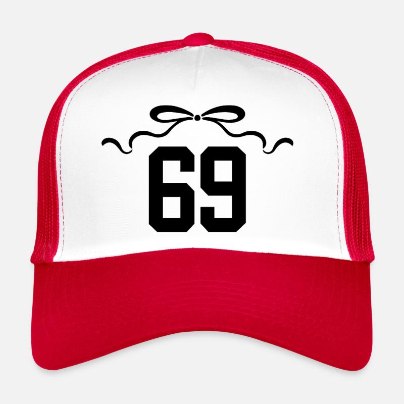 Numéro 69 noeud - 69e anniversaire Casquette trucker 