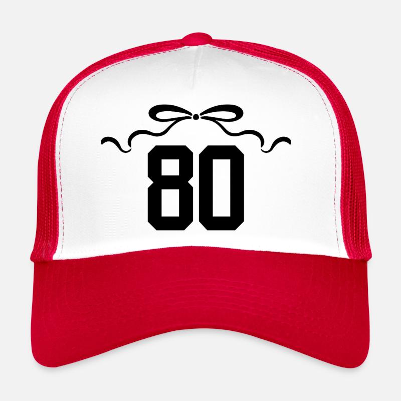 Numéro 80 noeud - 80e anniversaire Casquette trucker 