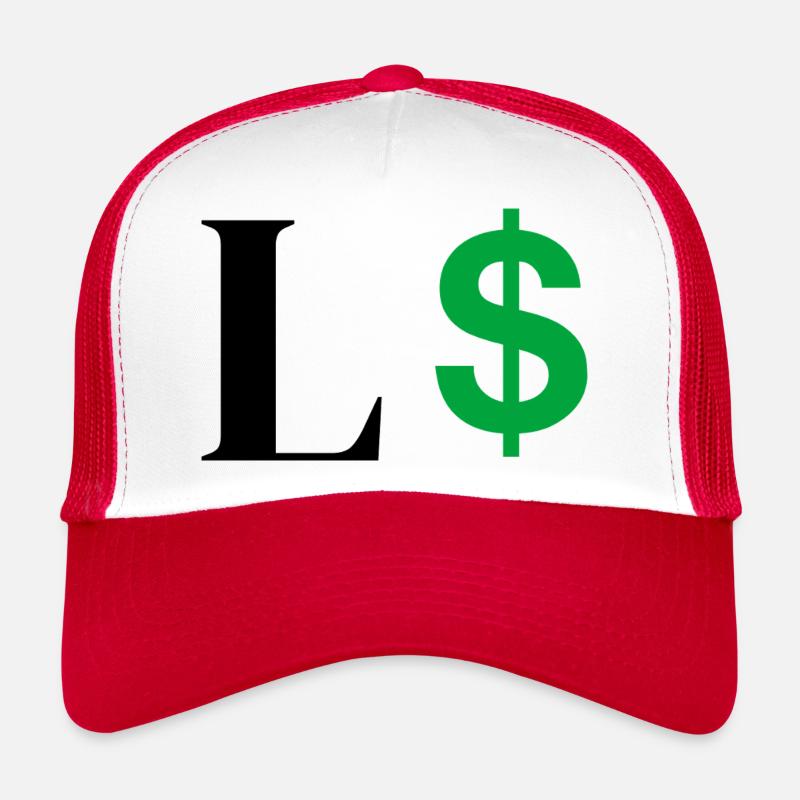 Lettre l dollar Casquette trucker 