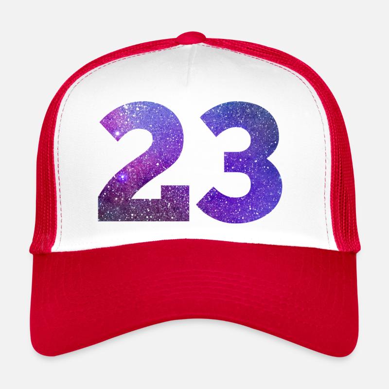 Number 23 galaxy Trucker Cap