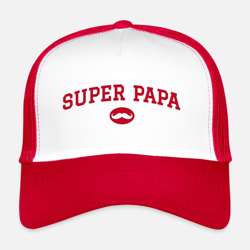 Super Papa Schnurrbart Trucker Cap