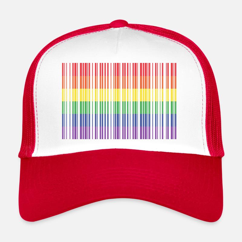 Love is Love | Barcode | Regenbogen Trucker Cap