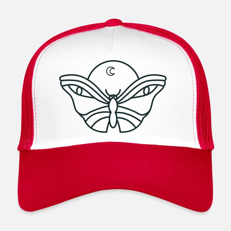 Night moon moth with eyes Trucker Cap