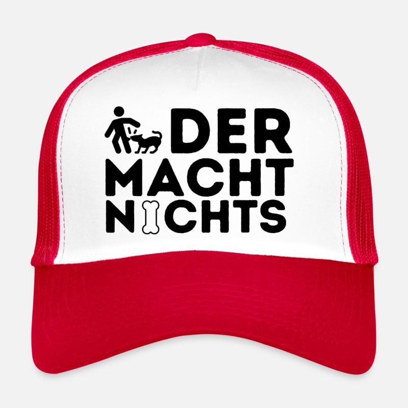 Lustiges Hunde-Design | Bissiger Hund mit Knochen Trucker Cap
