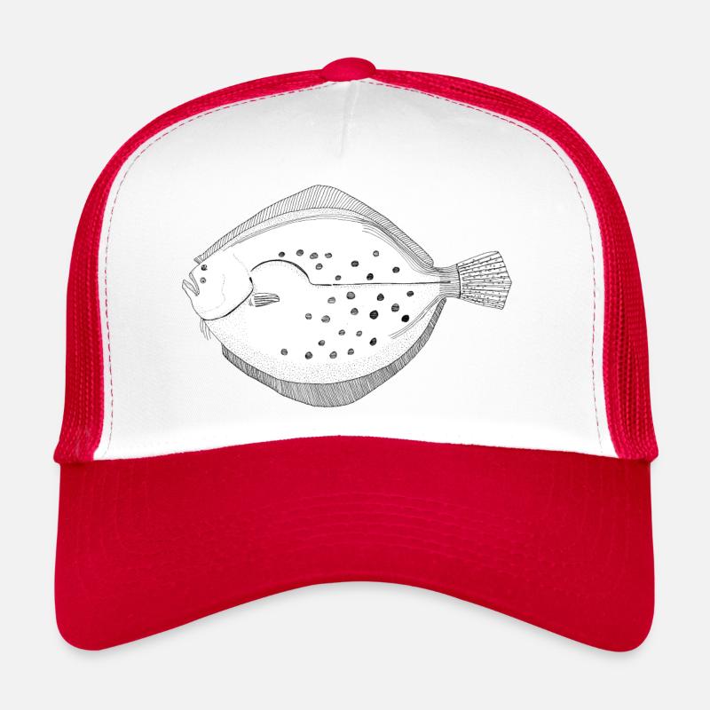 Brillance des poissons plats Casquette trucker 