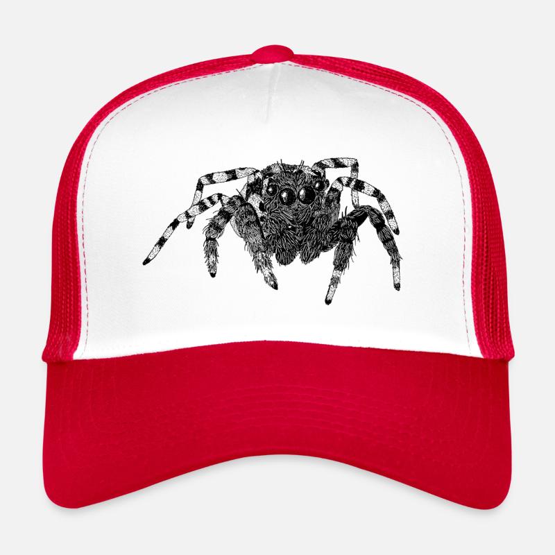 Jumping Spider Cute Spider Phidippus Arachnide Trucker Cap