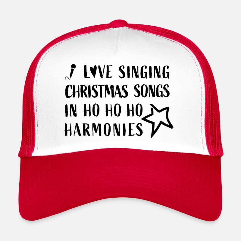 J’adore chanter des chansons de Noël Casquette trucker 