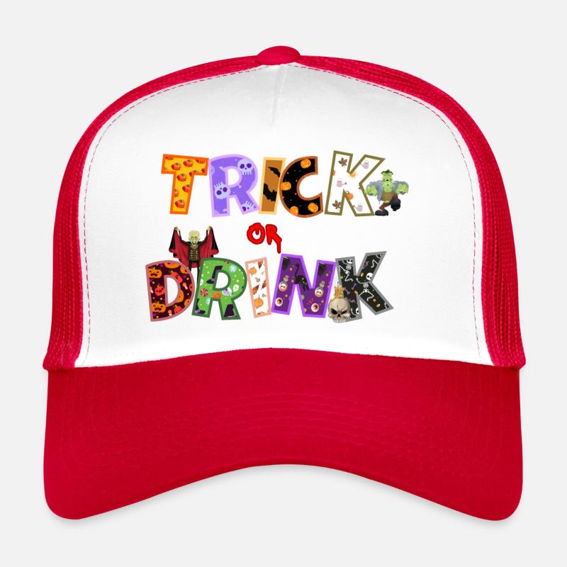 Trick or Drink Trucker Cap