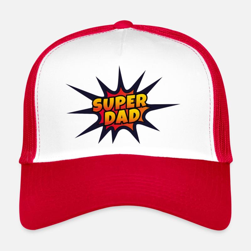 Super Dad - Trucker Cap - white/red