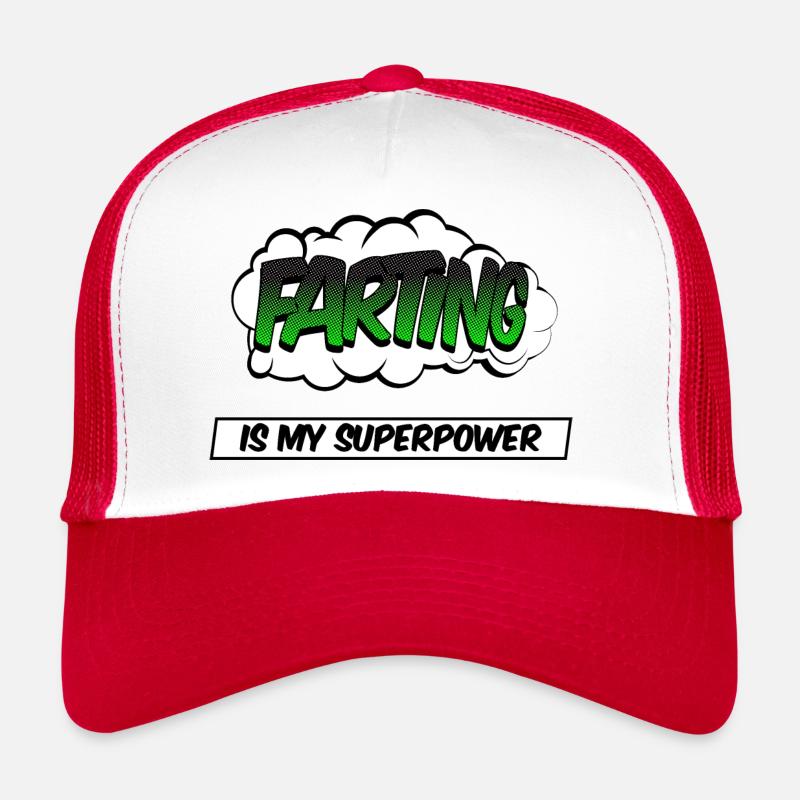 fartingis my super power Trucker Cap
