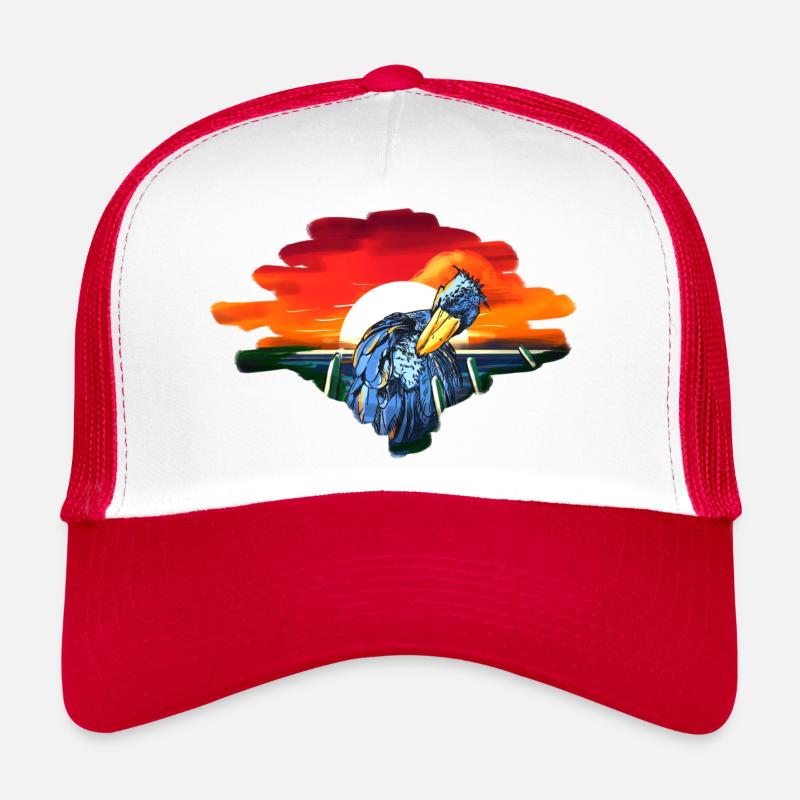 Schuhschnabel Vogel Ornithologe Wald I Geschenk Trucker Cap
