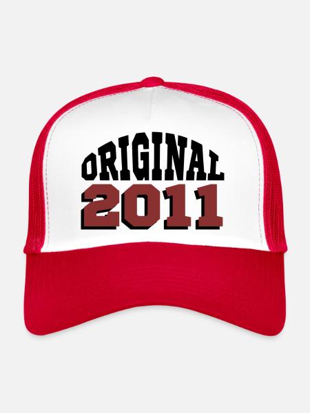 Original 2011 - Trucker Cap - white/red - Front