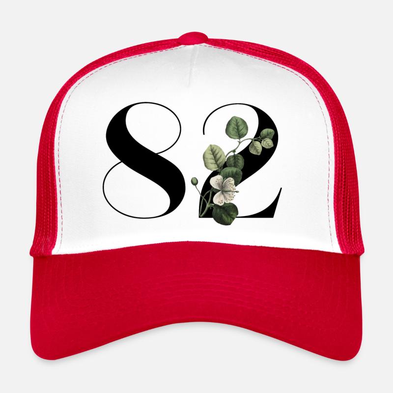 Nummer 82 Blumengrün - 82. Blumengeburtstag Trucker Cap