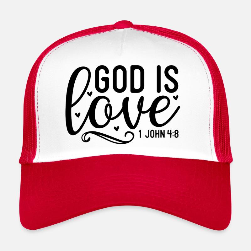Dieu est amour Casquette trucker 