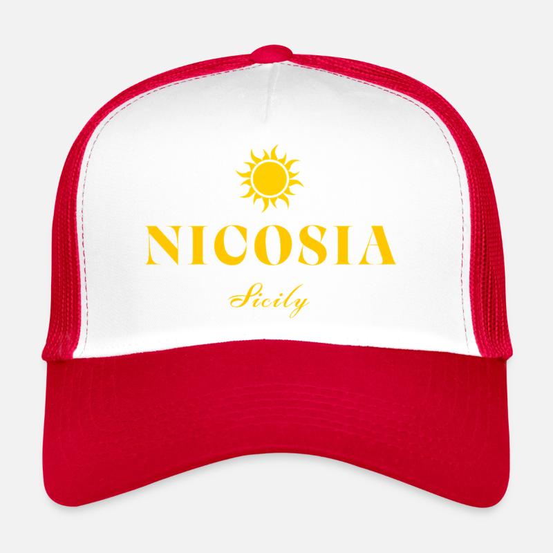 Sonnenwappen Nikosia Sizilien Trucker Cap