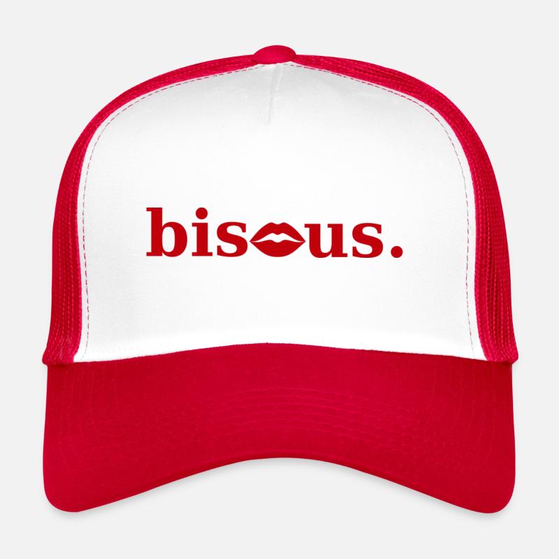 rote Lippenküsse Trucker Cap