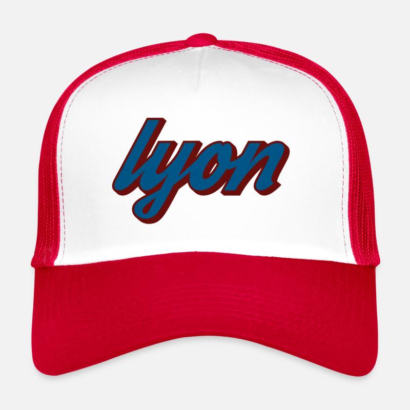 Typographie Vintage Lyon Casquette trucker 