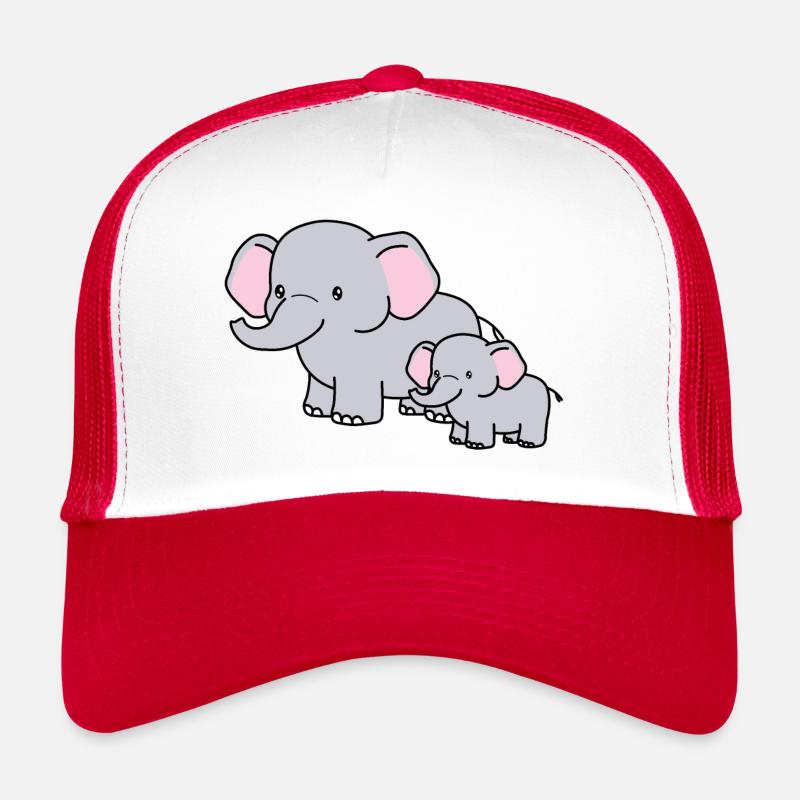 Elephants Trucker Cap