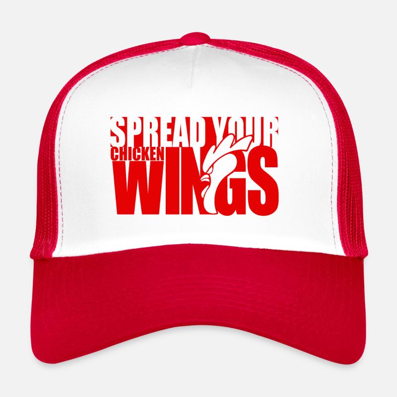 Spread Your Red Wings Trucker Cap
