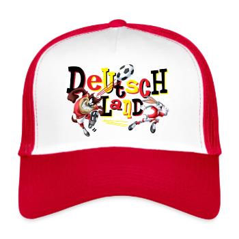 Looney Tunes Deutschland - Trucker Cap - Weiß/Rot - Vorne
