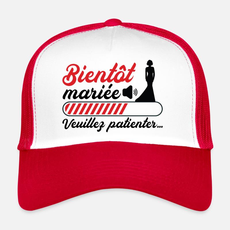 Soon to be married Please wait Trucker Cap