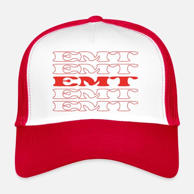 EMT Paramedic Emergency Medical Technician Medic Trucker Cap