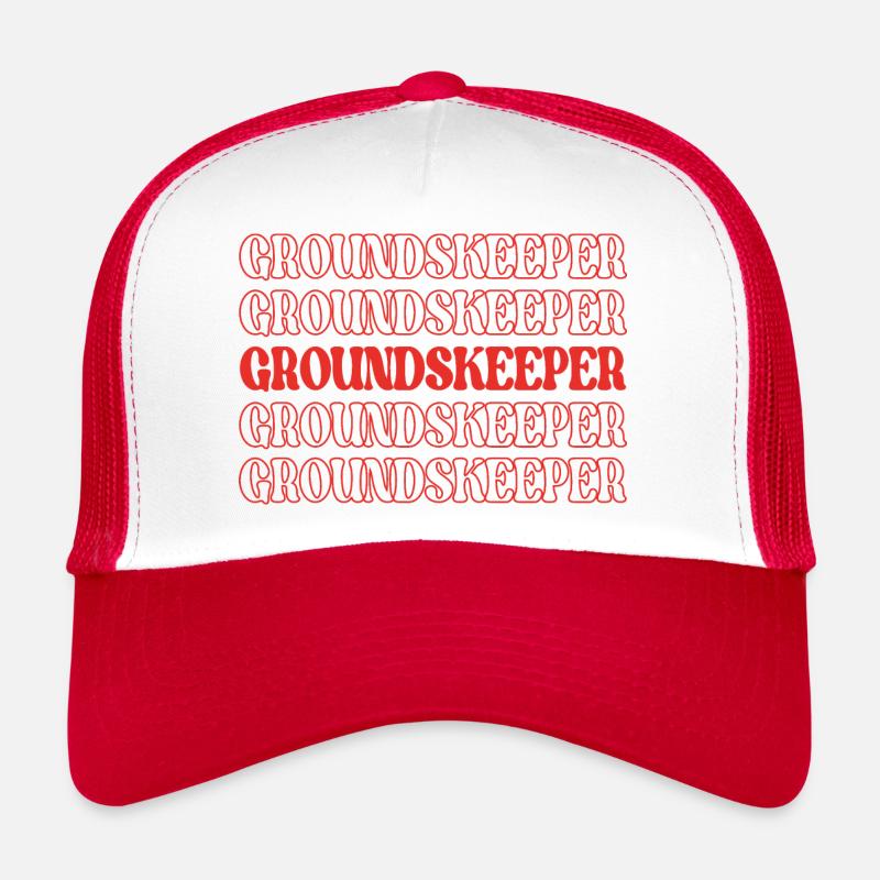 Groundskeeper Landscaper Gardener Grounds Worker Trucker Cap