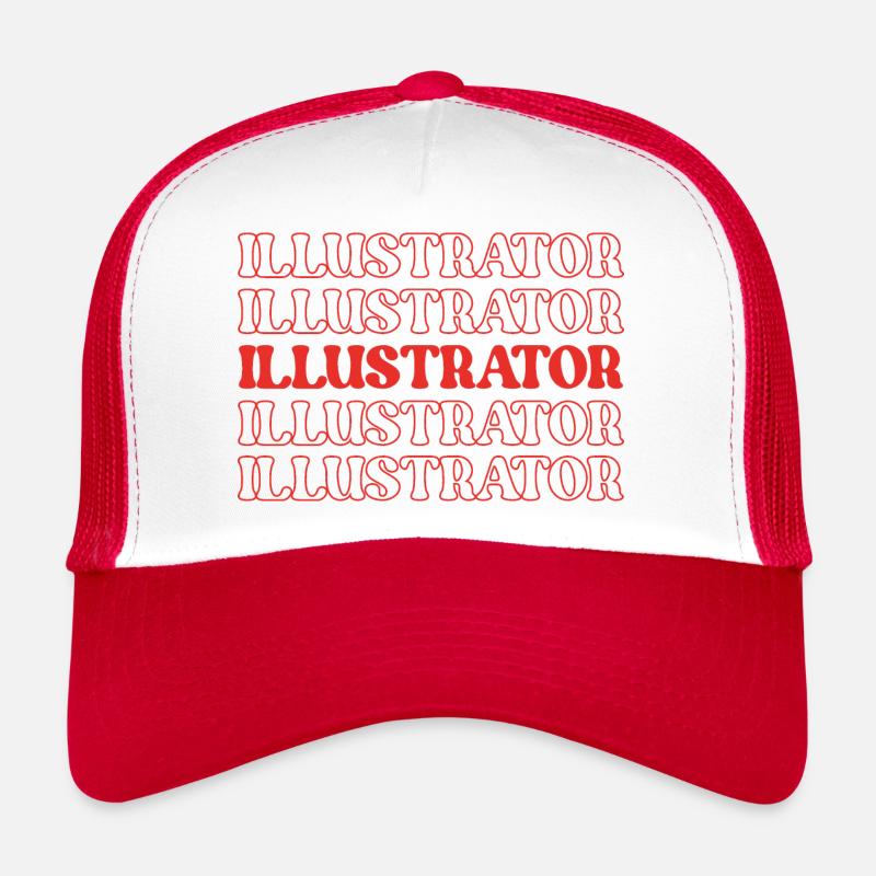 Illustrator, Künstler, Grafikdesigner, Bildersteller Trucker Cap