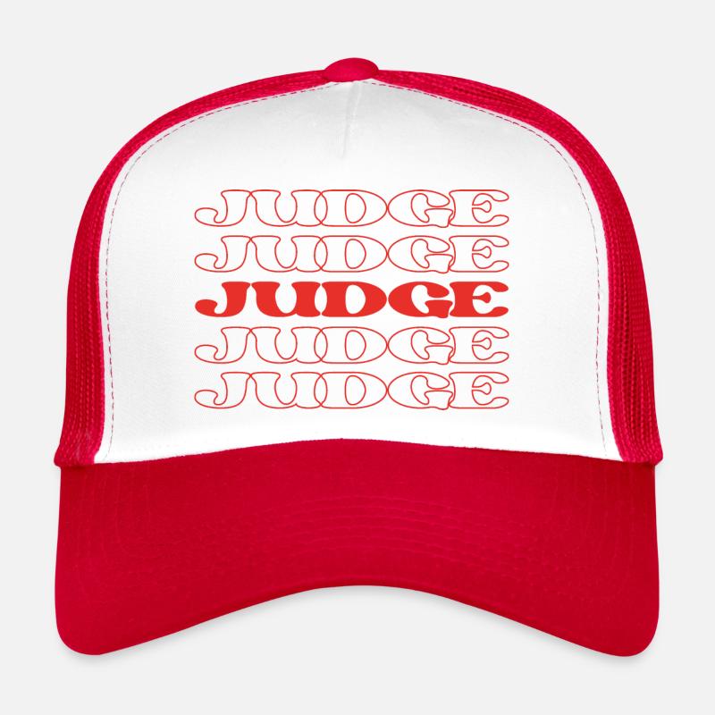 Judge Magistrate Justice Arbiter Adjudicator Trucker Cap