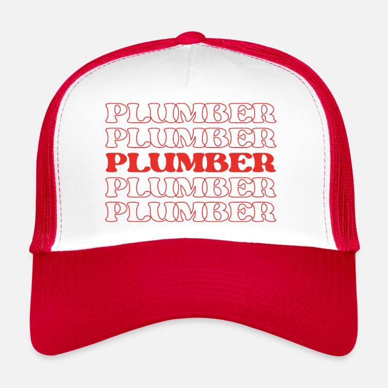 Plumber Pipefitter Pipe Technician Pipe Worker Trucker Cap