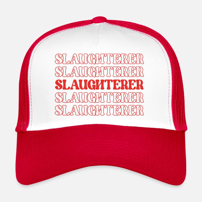 Slaughterer Butcher Meat Cutter Meat Processor Trucker Cap