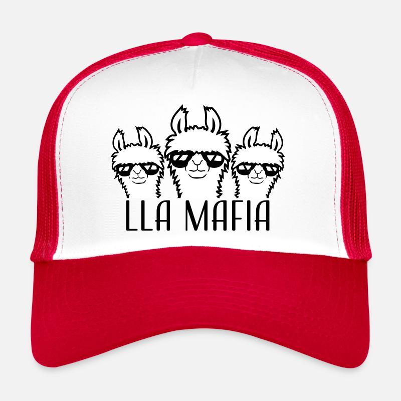 Lla Mafia Lama Dicton Lunettes de Soleil Équipe Amis Casquette trucker 