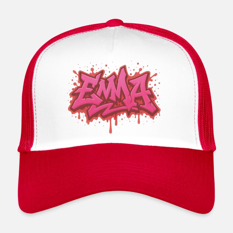 Graffiti EMMA cadeau idéal imprim Casquette trucker 