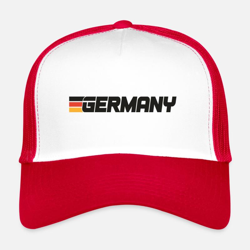 Drapeau rétro Jersey Allemagne Casquette trucker 