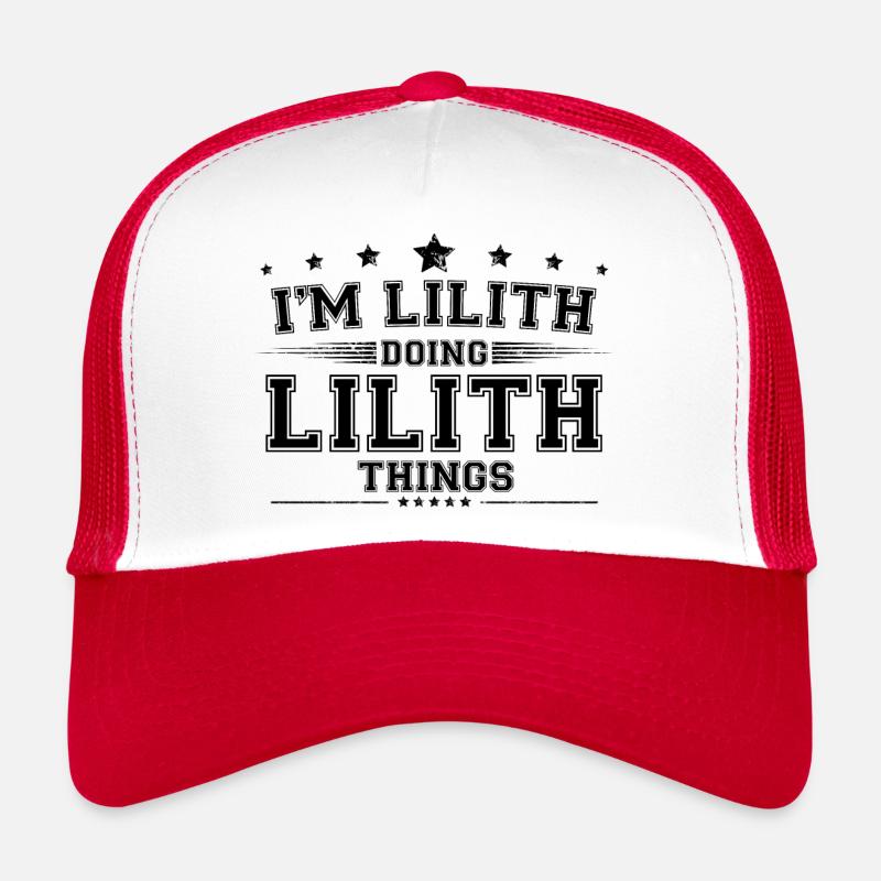 Je suis Lilith en train de faire des choses Lilith Casquette trucker 