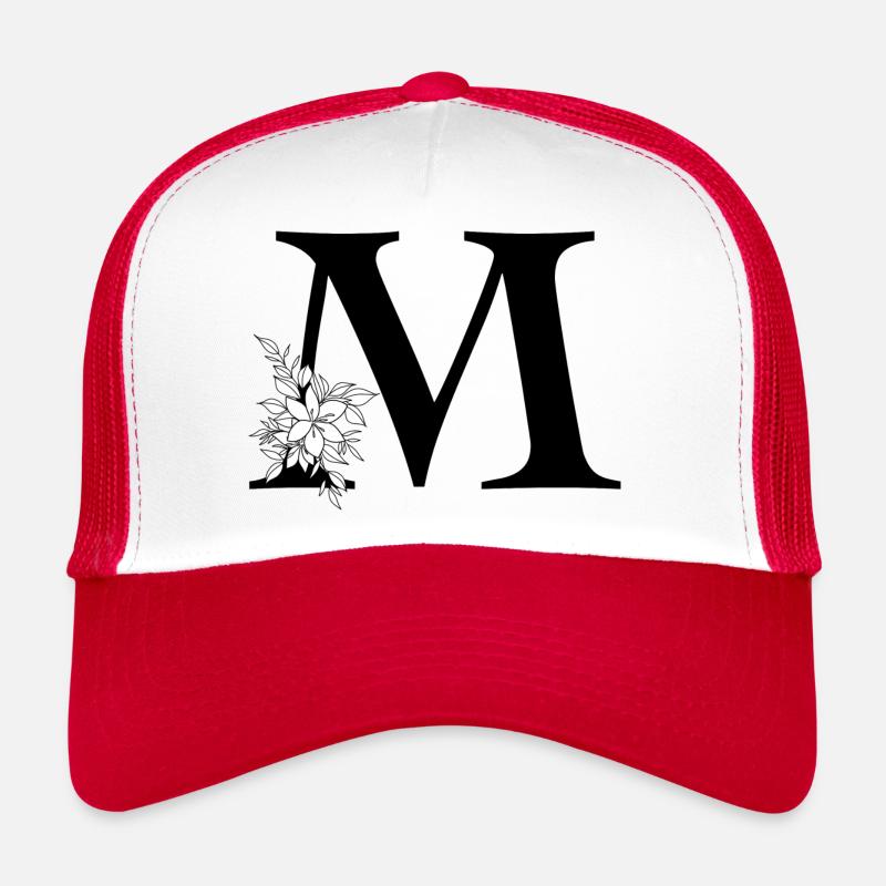 Lettre M Casquette trucker 