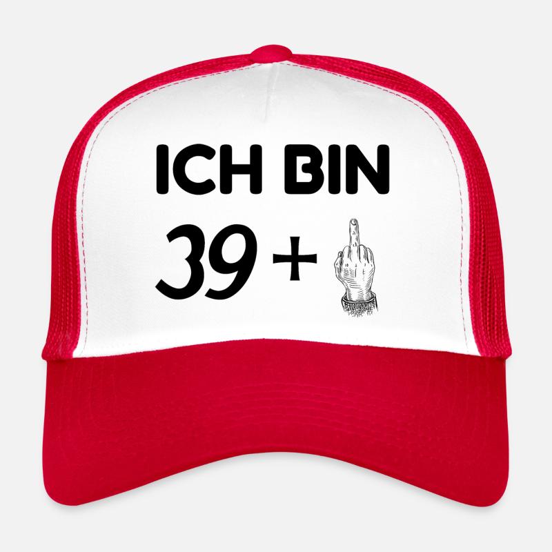 40e anniversaire, bac à glace 39+ Casquette trucker 