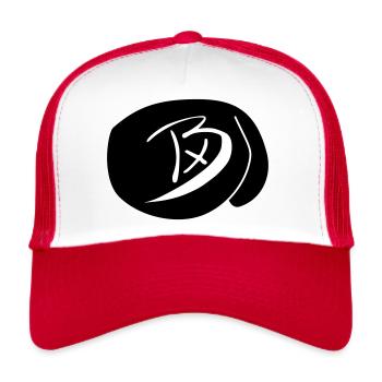 Boxing Logo - Trucker Cap - Weiß/Rot - Vorne