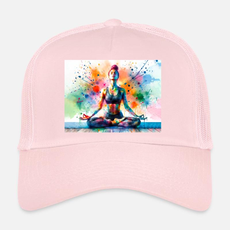 Yoga Exercise Trucker Cap
