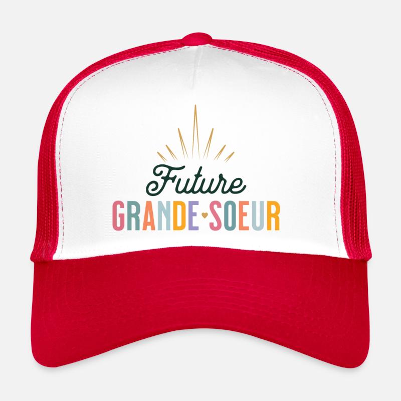Zukünftige große Schwester 2025 Ich werde eine große Schwester Trucker Cap