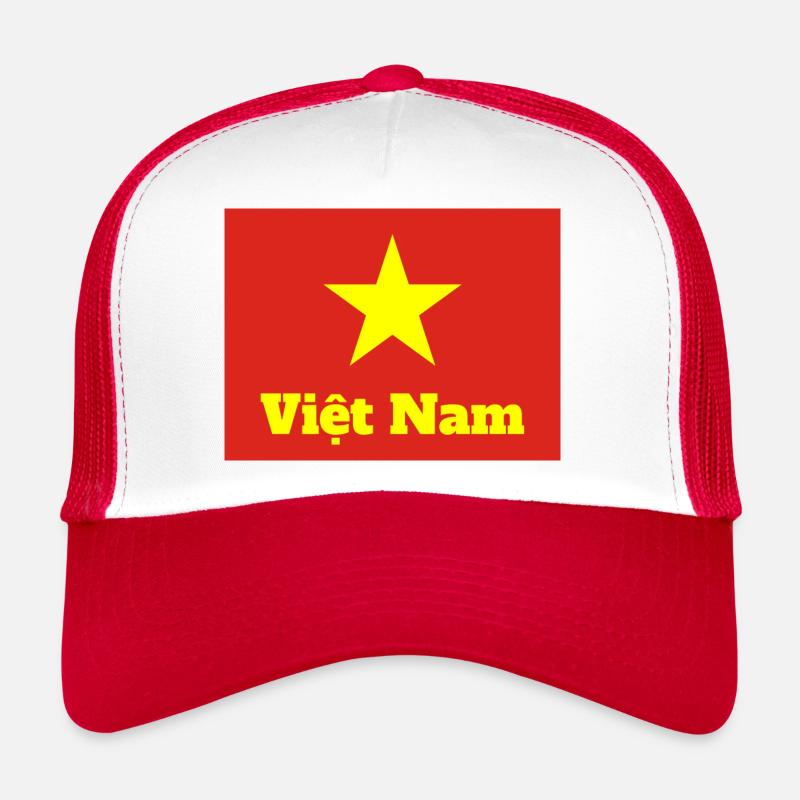 Vietnamese Flag Trucker Cap